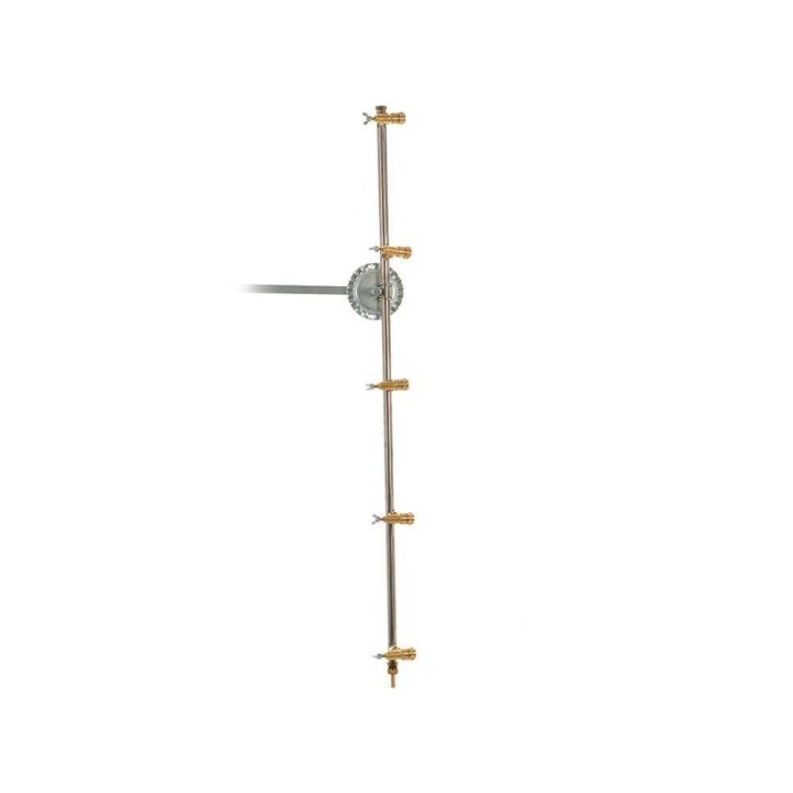 Ruiskutuspuomipari 5+5 viuhkasuuttimilla, ruostumaton teräs, 120 cm