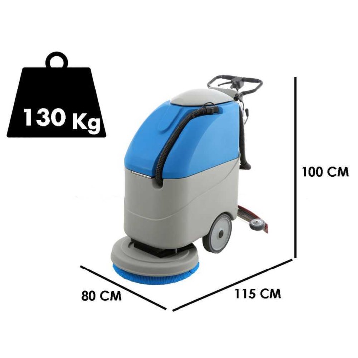 Fiorentini U.T. ECO20B akkukäyttöinen lattianpesukone, 24 V, 50 cm