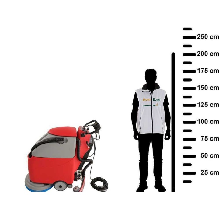 U.T. LP-450-E lattianpesukone, 45 cm, 230 V, 30 l säiliöt