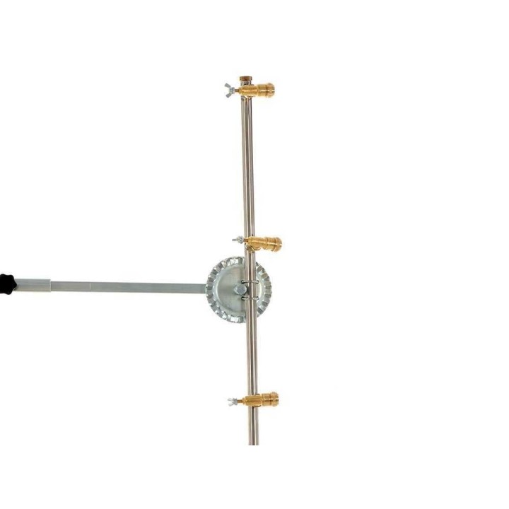 Ruiskutuspuomipari 5+5 viuhkasuuttimilla, ruostumaton teräs, 120 cm