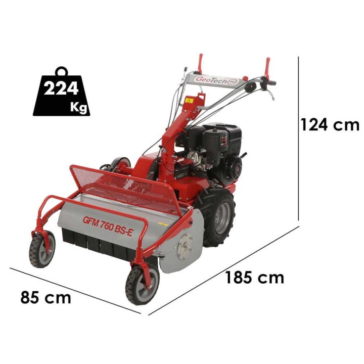 GeoTech Pro GFM 760 BS-E vasaramurskain, Briggs&Stratton XR2100, 76 cm, 13,5 HP