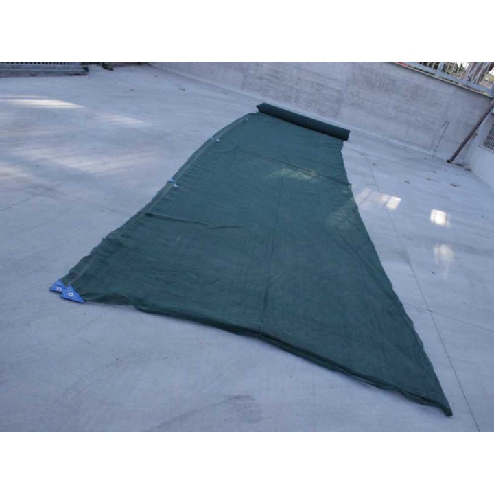 6 × 50 m antispina- ja repäisynkestävä oliivinkeruuverkko, 95 g/m²