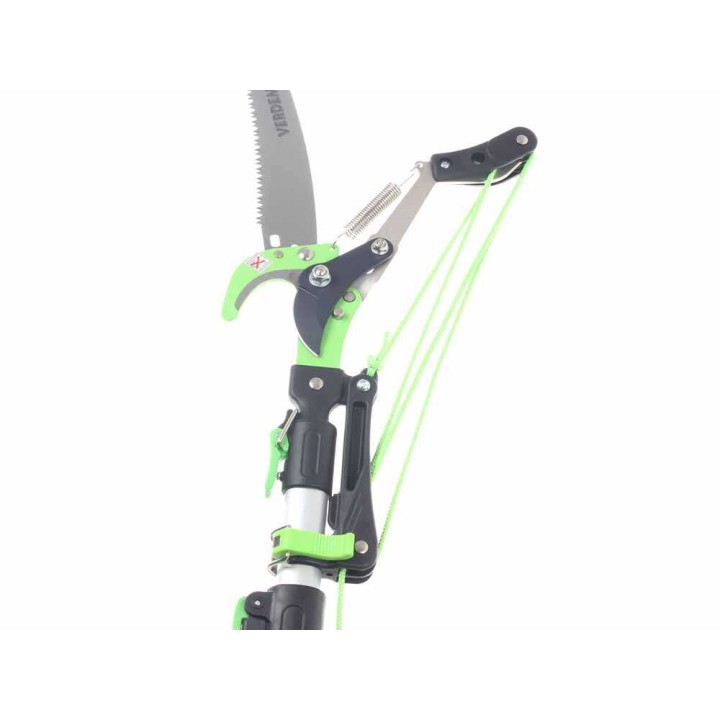 Verdemax teleskooppinen oksaleikkuri ja oksasaha, 130–310 cm, 45 mm