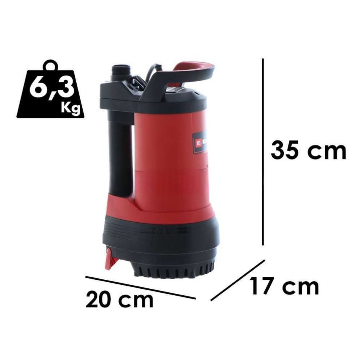 Einhell GE-PP 5555 RB-A uppopumppu, 550 W, 5 500 l/h