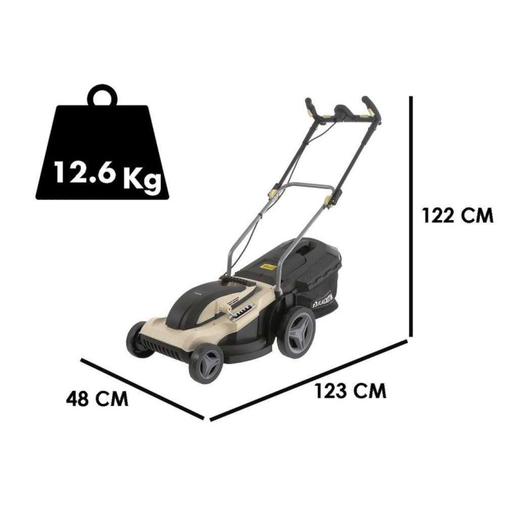 Blackstone B-ELM 43 sähköruohonleikkuri, 2 000 W, 43 cm
