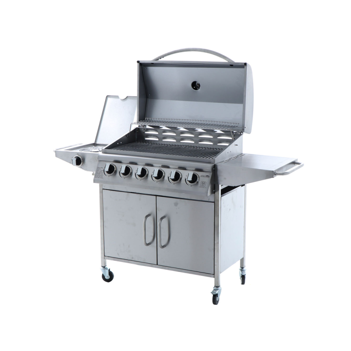 Royal Food RF-GB SS-Plus 6+1 kaasugrilli, ruostumaton teräs, 15 kW
