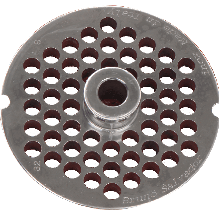 FIMAR N 22 lihamyllyn reikälevy 8 mm reiät 82 mm halkaisija