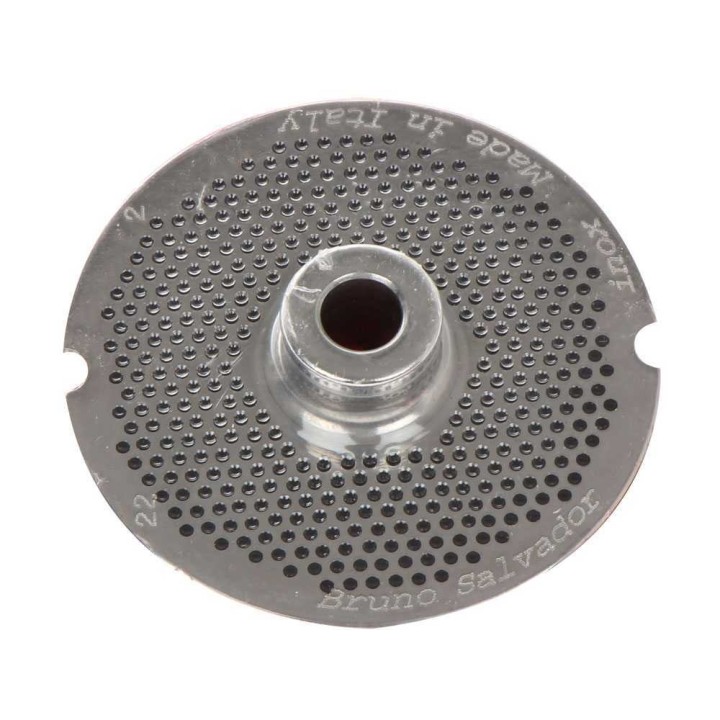 FIMAR N 22 reikälevy lihamyllyyn 2 mm reiät 82 mm ruostumaton teräs