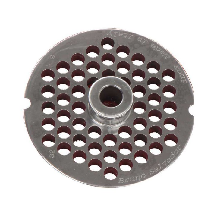 FIMAR N.12 lihamyllyn reikälevy, Ø 8 mm, halkaisija 69 mm