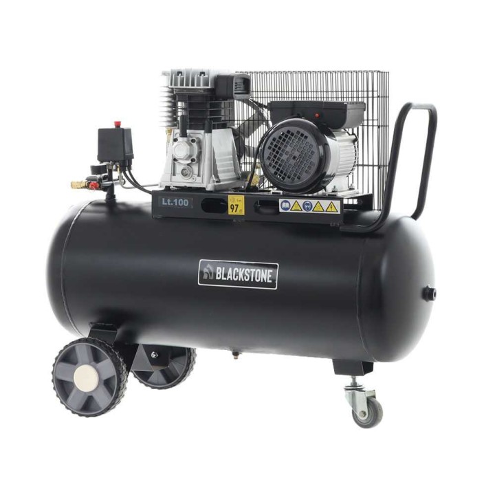 BlackStone B-LBC 100-20 hihnavetoinen kompressori, 2 HP, 100 l, 230 V