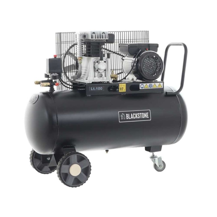 BlackStone B-LBC 100-20 hihnavetoinen kompressori, 2 HP, 100 l, 230 V