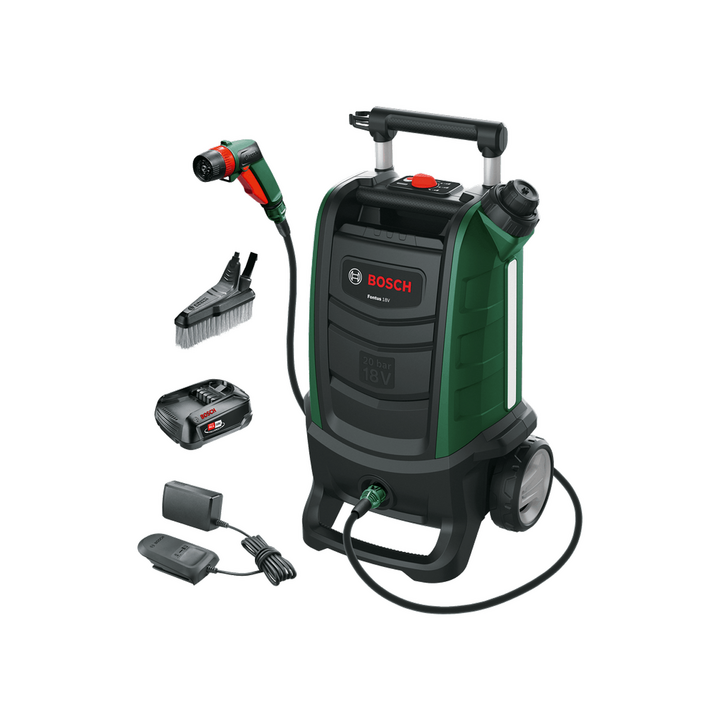 BOSCH Fontus GEN 2 akkukäyttöinen painepesuri 20 bar 180 l h 15 l