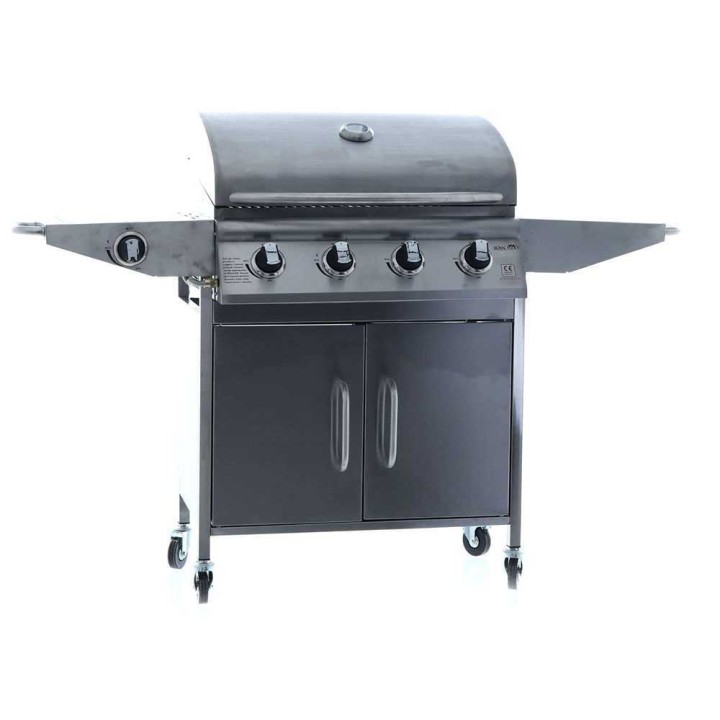 Royal Food RF-GB SS-Plus 4+1 kaasugrilli, ruostumaton teräs, 12,8 kW