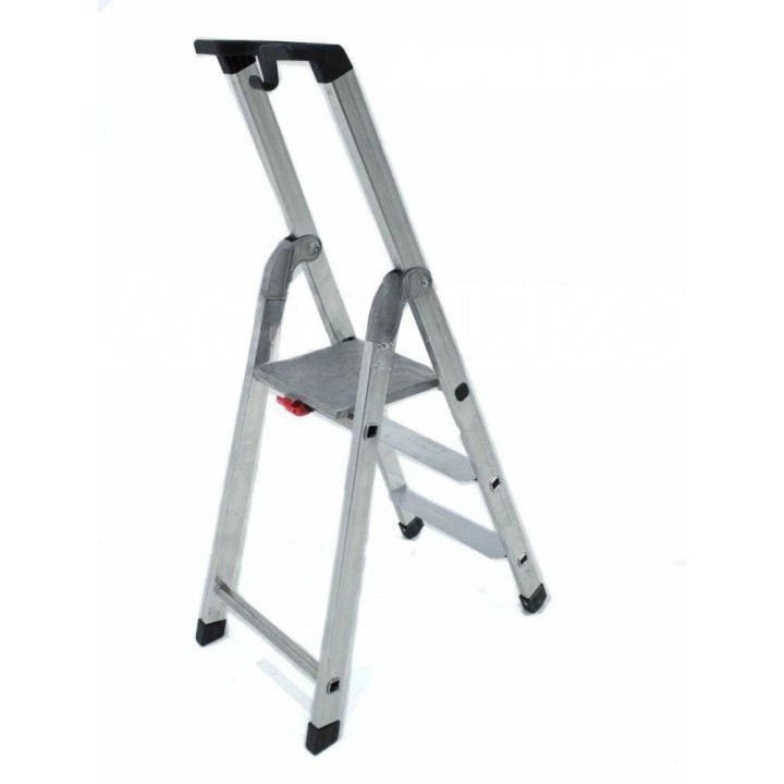 Facal Quadra Q50/3 alumiinitikkaat, 3 askelmaa, 150 kg, 245 cm