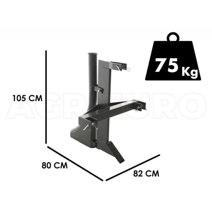BlackStone B-RP 80 maatalouden salaojitin, 1 terä, 28 cm, 30–60 HP