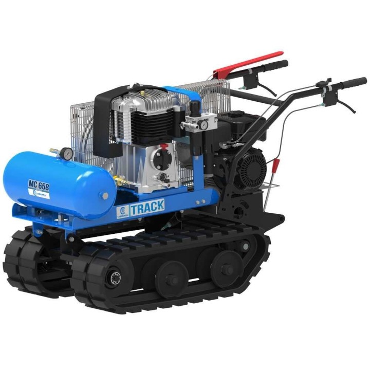 Campagnola MC 658 Track tela-alustainen motokompressori, Subaru EX21, 7 HP
