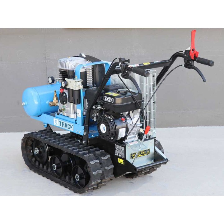 Campagnola MC 658 Track tela-alustainen motokompressori, Subaru EX21, 7 HP