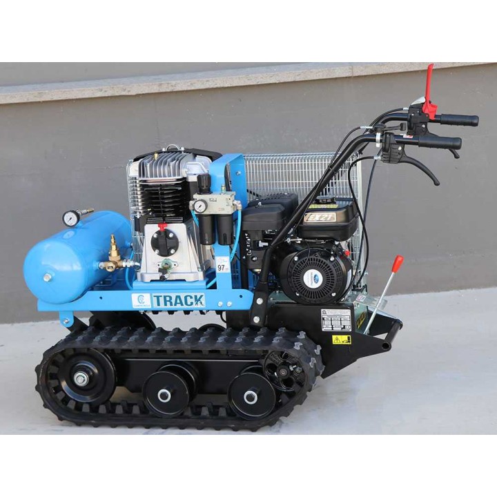 Campagnola MC 658 Track tela-alustainen motokompressori, Subaru EX21, 7 HP