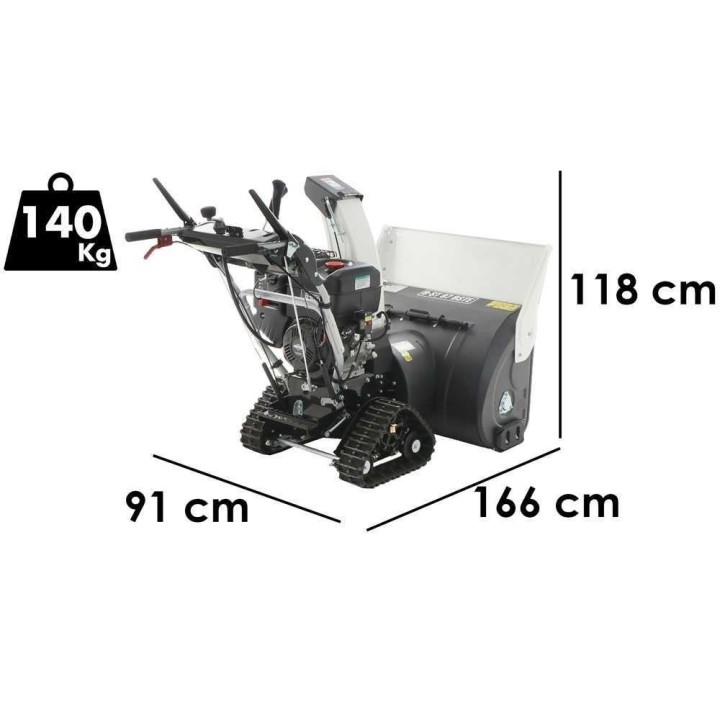 BlackStone B-ST 87 BSTE telavetoinen lumilinko, 420 cm³, 13 HP, 85 cm