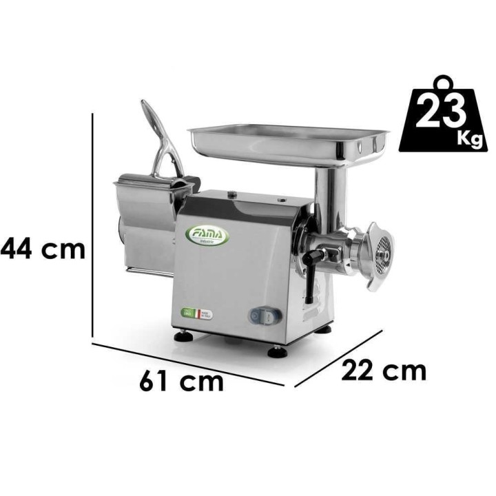Fama TGI22 sähköinen lihamylly ja raastin, 400 V, 1 100 W