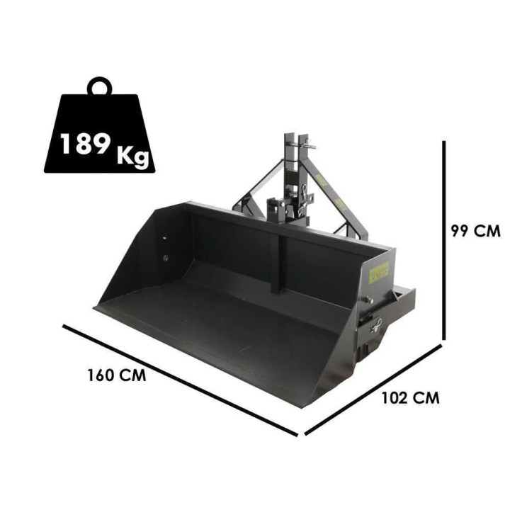 Blackstone B-PAL 160 takakuormaaja traktoriin, 160 cm, 700 kg