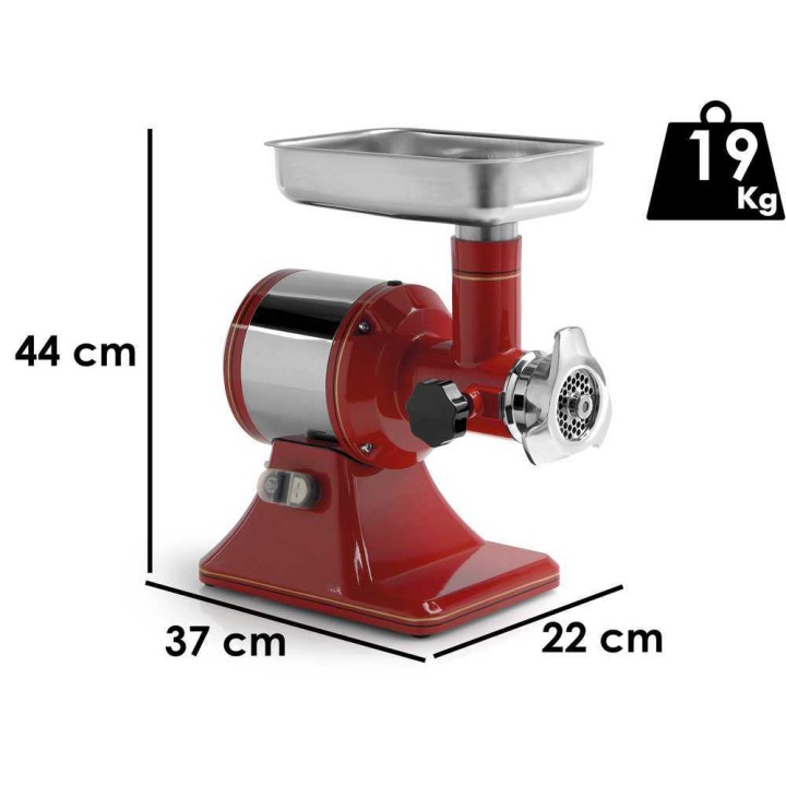 Fama TS12 RETRÒ sähköinen lihamylly, 750 W, 230 V, 200 kg/h