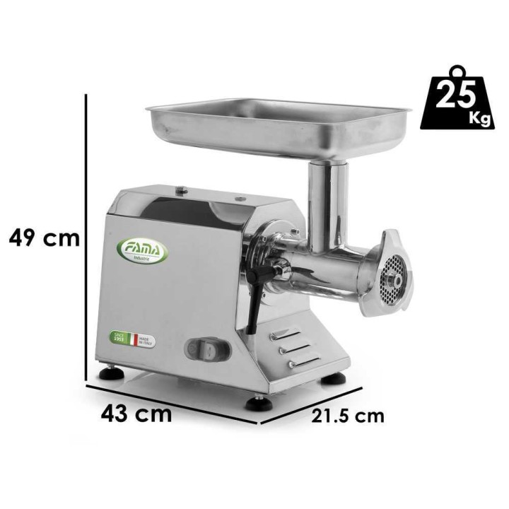 Fama TIK22 UNIKO sähköinen lihamylly, 300 kg/h, 1 100 W, 400 V