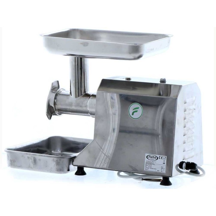 Fama TIK12 UNIKO -lihamylly, ruostumaton teräs, 750 W, 230 V, 200 kg/h