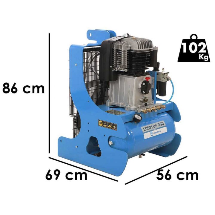 Campagnola PTO ECOPLUS 950 traktorikompressori, 820 l/min, 11 bar, 25 l