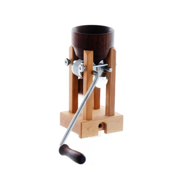 Eschenfelder n1210 hiutalemylly, pähkinäpuu, ruostumattomat rullat, 150 g/min