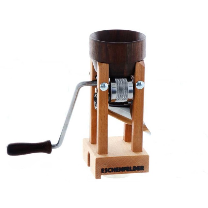 Eschenfelder n1210 hiutalemylly, pähkinäpuu, ruostumattomat rullat, 150 g/min