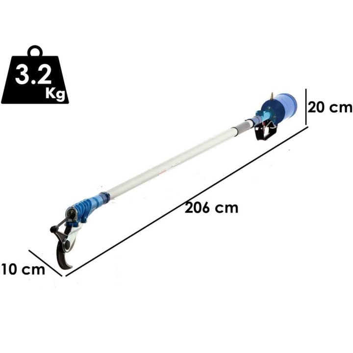 Paterlini Ara 8/U pneumaattinen oksasaksi, 1,5 m varsi, 50 mm, 10 bar