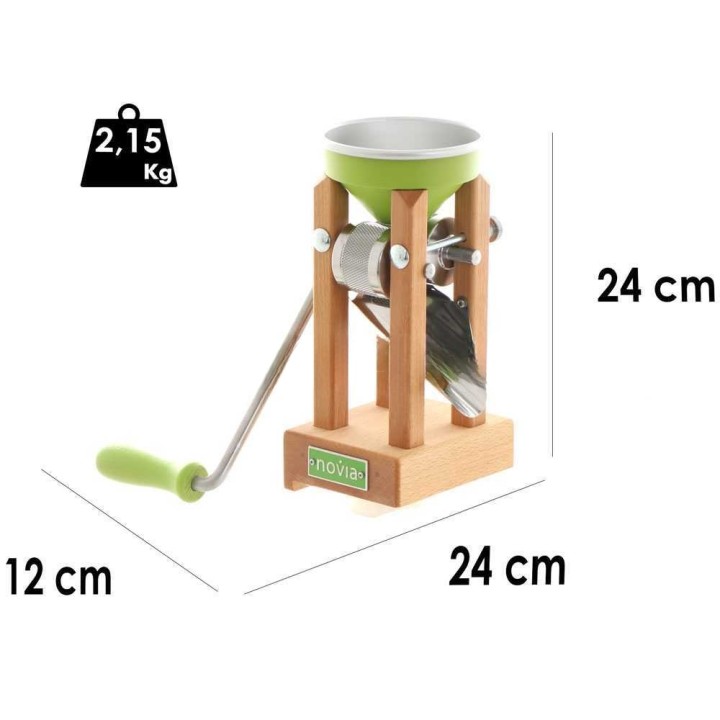 Eschenfelder Novia ng1200 käsikäyttöinen hiutalemylly, 150 g/min, vihreä alumiini