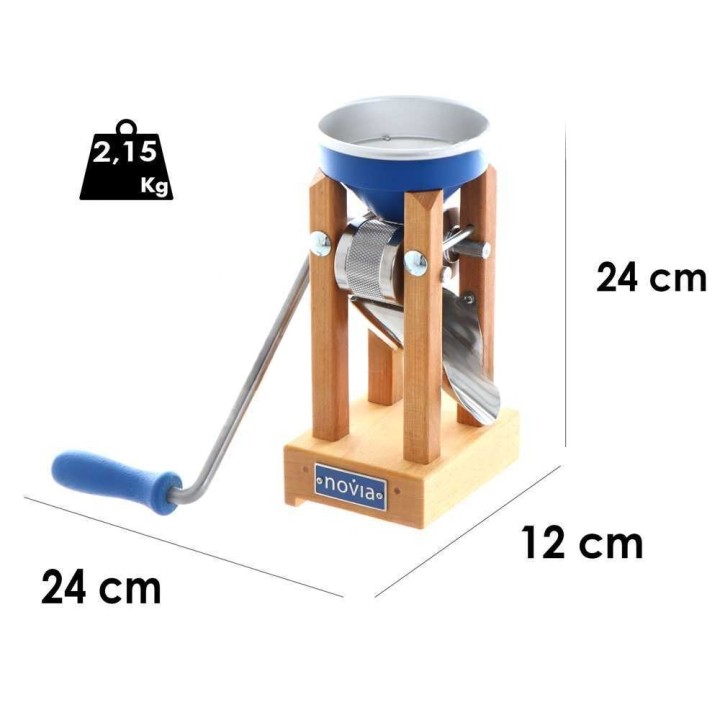 Eschenfelder Novia nb1200 manuaalinen hiutalekone, ruostumattomat telat, 150 g/min
