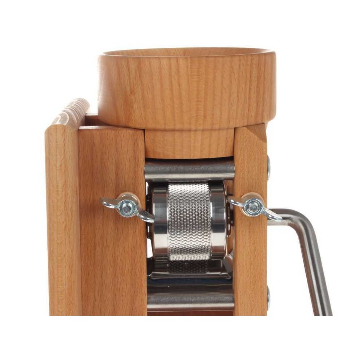Eschenfelder 1230 faggio hiutalemylly, 150 g/min, pyökkipuu, ruostumattomat telat
