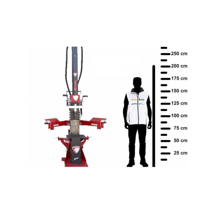 Ceccato Olindo Bull SPLT25 pystymallinen traktorihalkomakone, 25 t, 110 cm