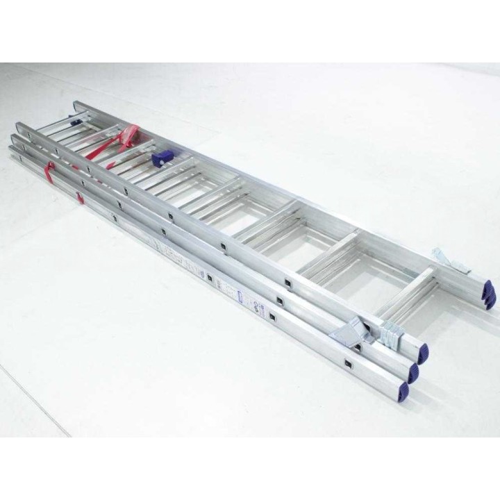 Facal Stilo SL230-3 alumiinitikas, 3 × 8 askelmaa, 5,10 m, 150 kg, EN 131