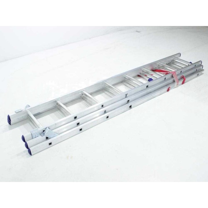 Facal Stilo SL230-3 alumiinitikas, 3 × 8 askelmaa, 5,10 m, 150 kg, EN 131
