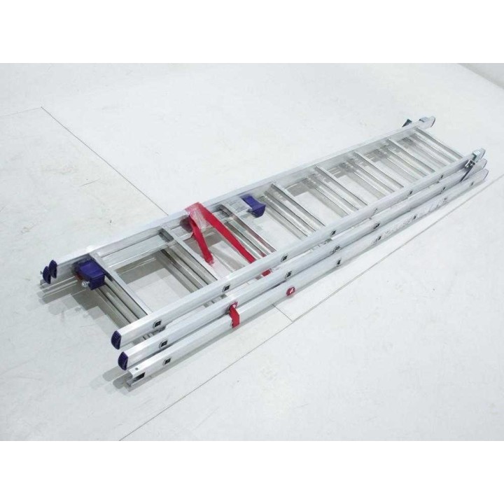 Facal Stilo SL230-3 alumiinitikas, 3 × 8 askelmaa, 5,10 m, 150 kg, EN 131