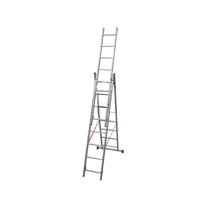 Facal Stilo SL230-3 alumiinitikas, 3 × 8 askelmaa, 5,10 m, 150 kg, EN 131