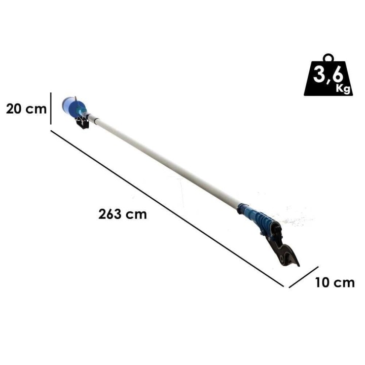 Paterlini Ara 8/D paineilmatoimiset oksasakset, 200 cm, 50 mm, 10 bar