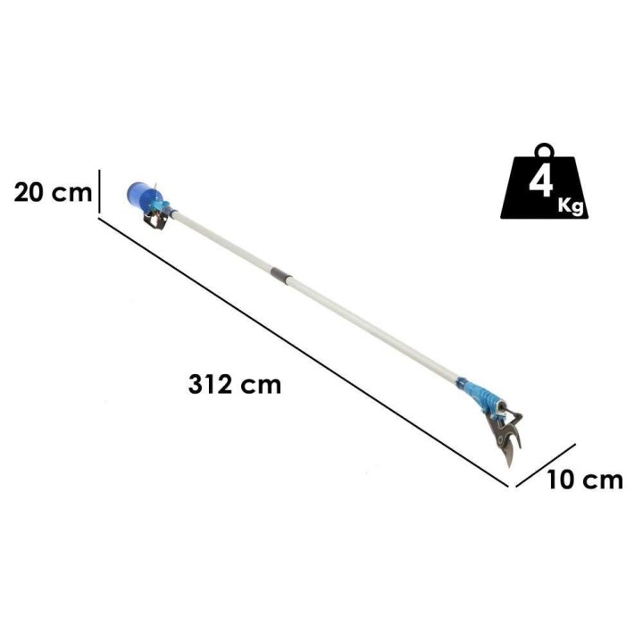 Paterlini Ara 8/D pneumaattiset oksasakset, 2,5 m varsi, 50 mm, 10 bar