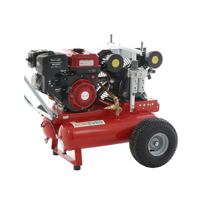 Texas 900 polttomoottorikompressori Sbaraglia SC420 14 HP 900 l min 12 bar