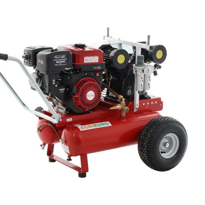 Texas 900 polttomoottorikompressori, Sbaraglia SC420, 14 HP, 900 l/min, 12 bar