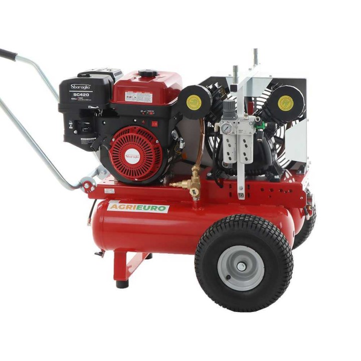 Texas 900 polttomoottorikompressori, Sbaraglia SC420, 14 HP, 900 l/min, 12 bar