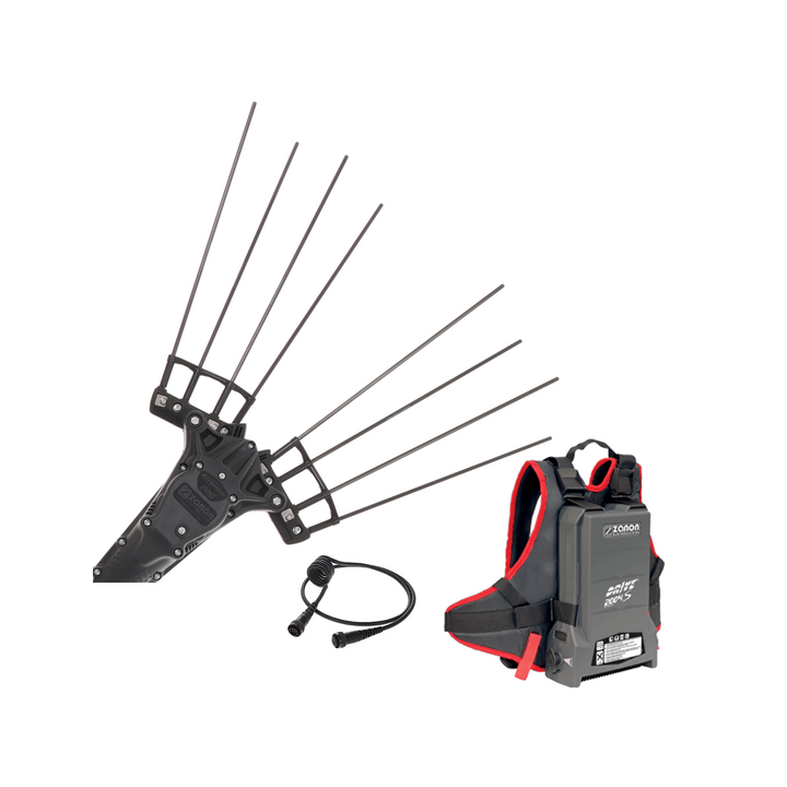 Zanon Karbonium PRO AL 300 akkukäyttöinen ravistin teleskooppivarsi 210 340 cm 600 W