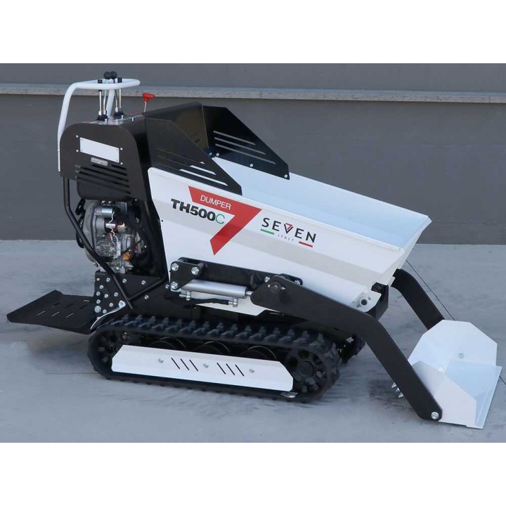 Seven Italy TH500C L70-E telaketjudumperi, 500 kg, 6,7 HP, hydrostaattinen vaihteisto