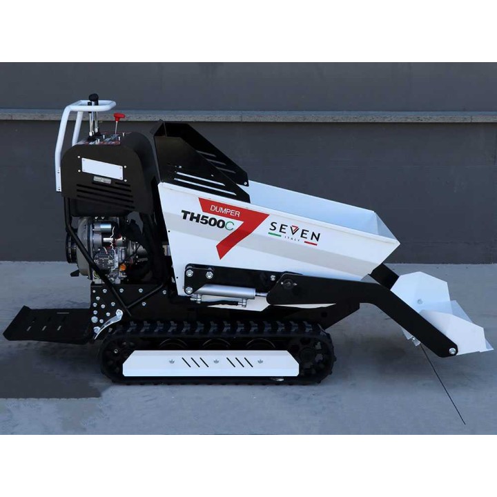 Seven Italy TH500C L70-E telaketjudumperi, 500 kg, 6,7 HP, hydrostaattinen vaihteisto