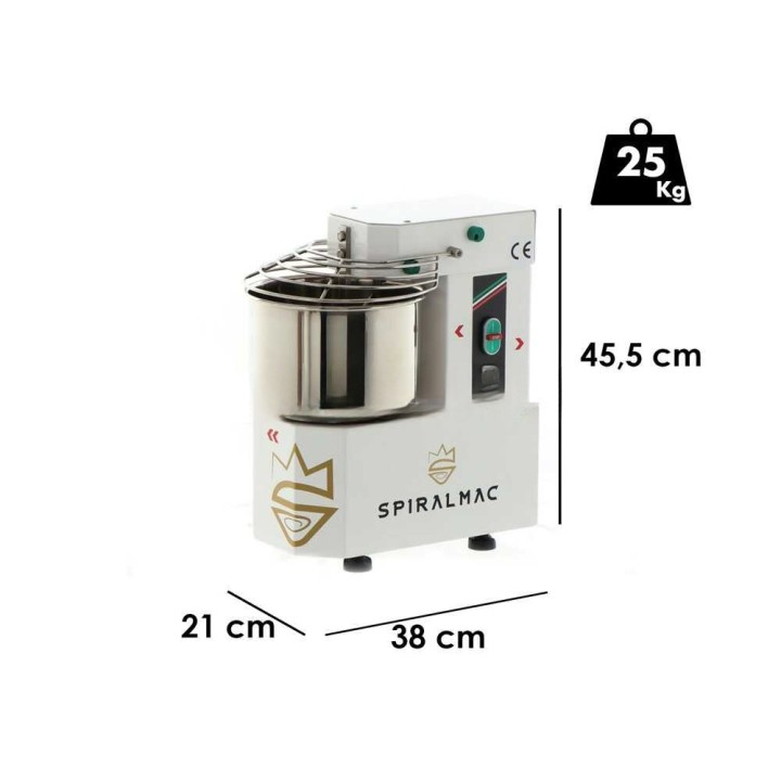 SPIRALMAC SV5 ROYAL HH spiraalivaivain, 5 kg, 10 nopeutta, 0,5 HP