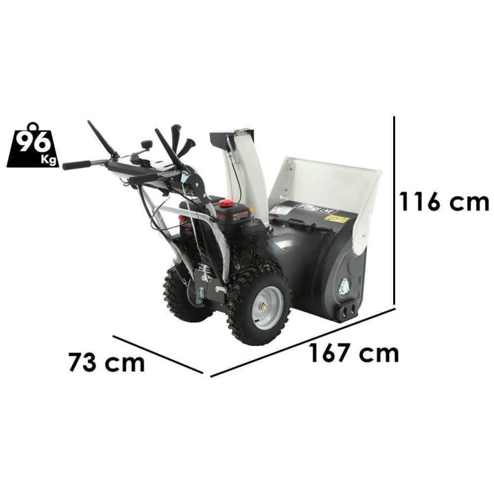 BlackStone B-ST 66 LWE kaksivaiheinen lumilinko, Loncin 212 cm³, 7 HP